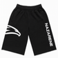 NAZARENE Black 3/4 Sweatshorts