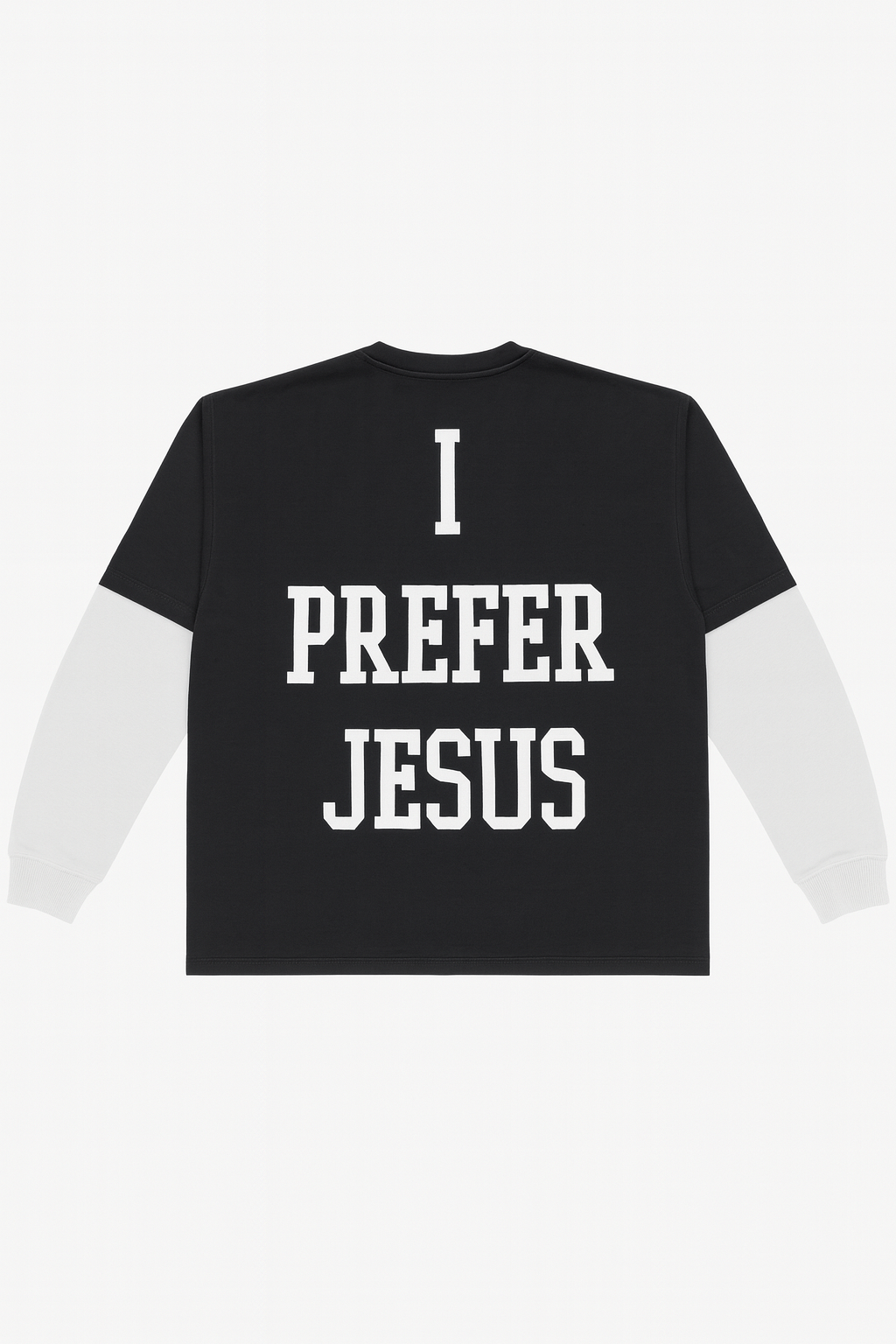 “I PREFER JESUS” Black Long Sleeve