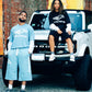 NAZARENE Sky Blue 3/4 Sweatshorts